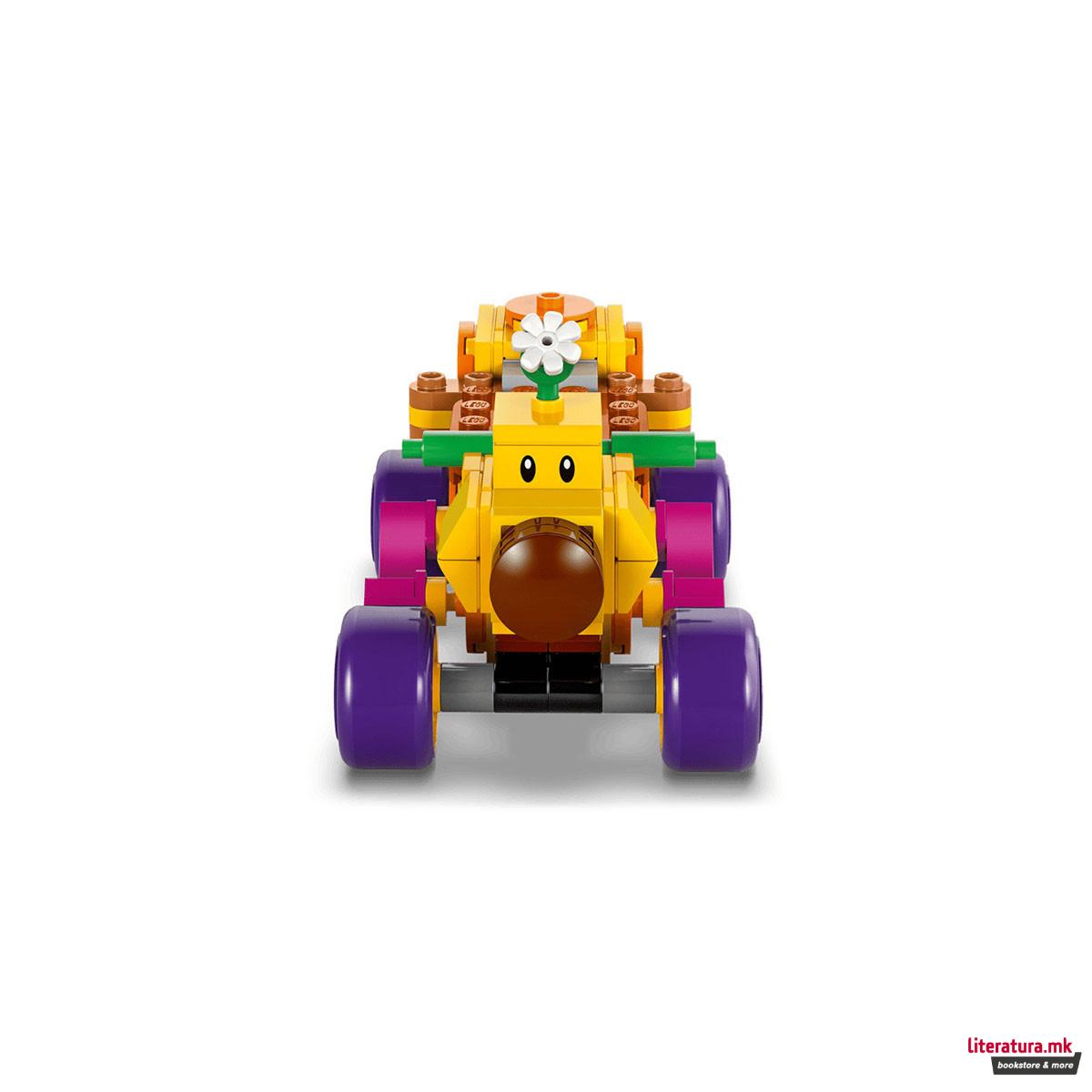 LEGO коцки, Super Mario, Mario Kart – Baby Peach & Grand Prix Set 
