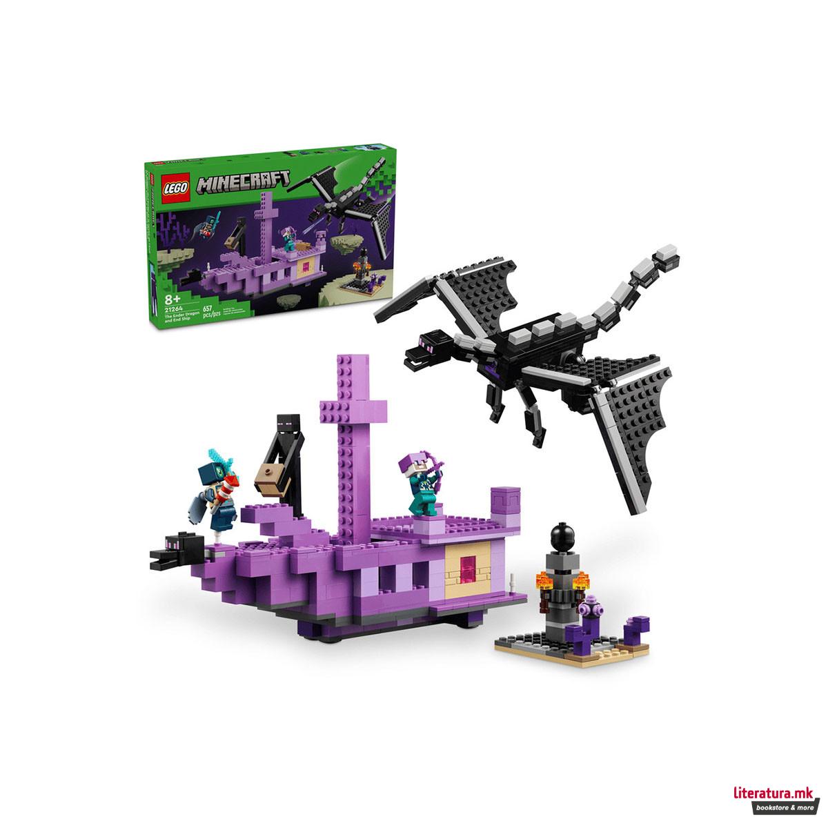 LEGO коцки, Minecraft, The Ender Dragon and End Ship 