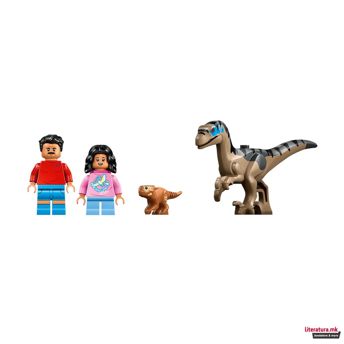LEGO коцки, Jurassic World, Raptor Off-Road Escape 