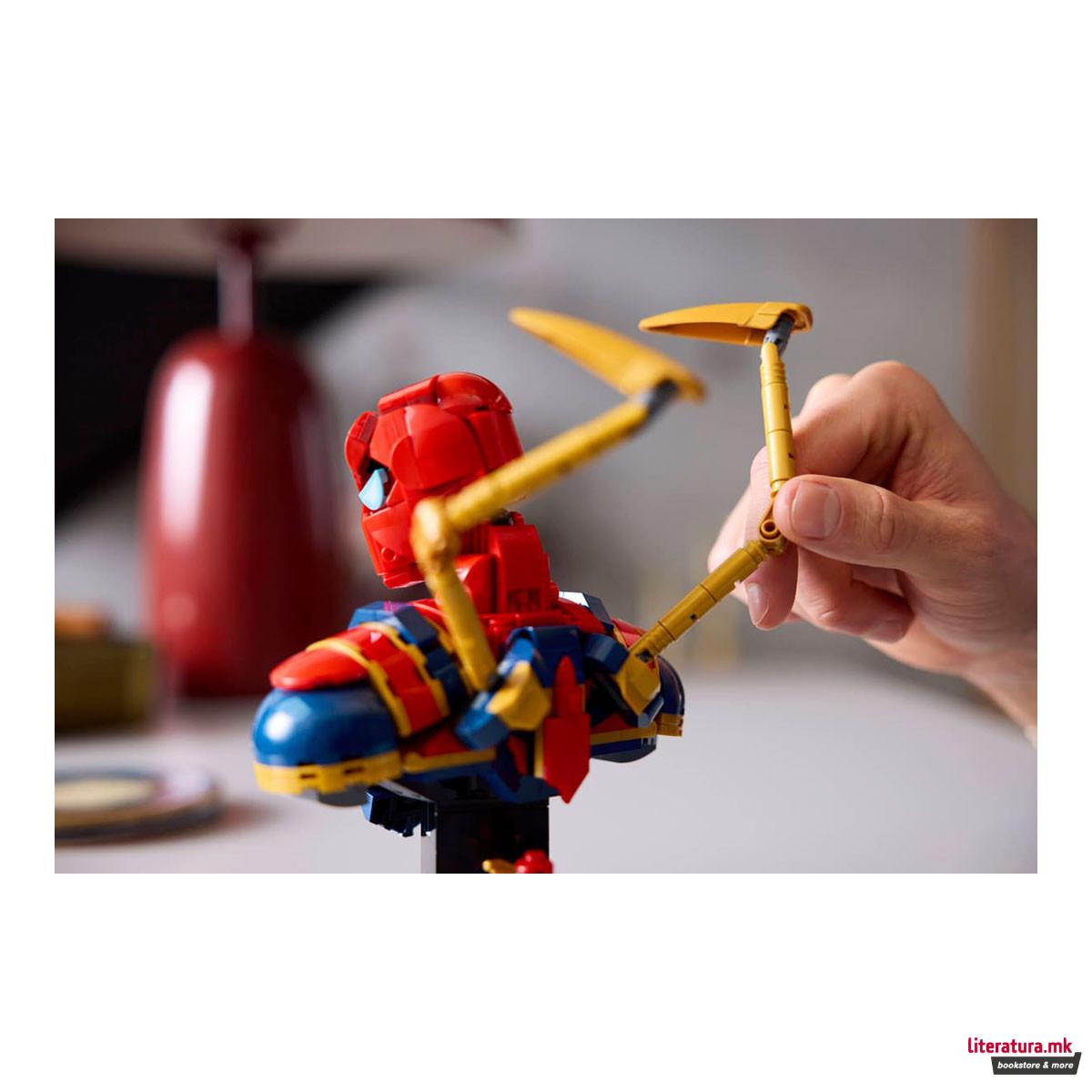 LEGO коцки, Marvel, Iron Spider-Man Bust 