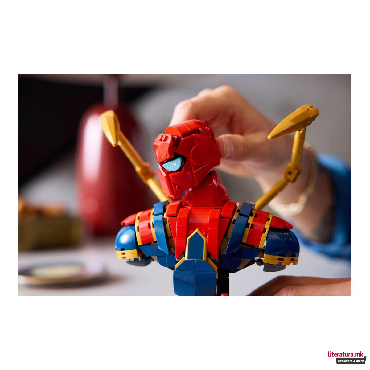 LEGO коцки, Marvel, Iron Spider-Man Bust 