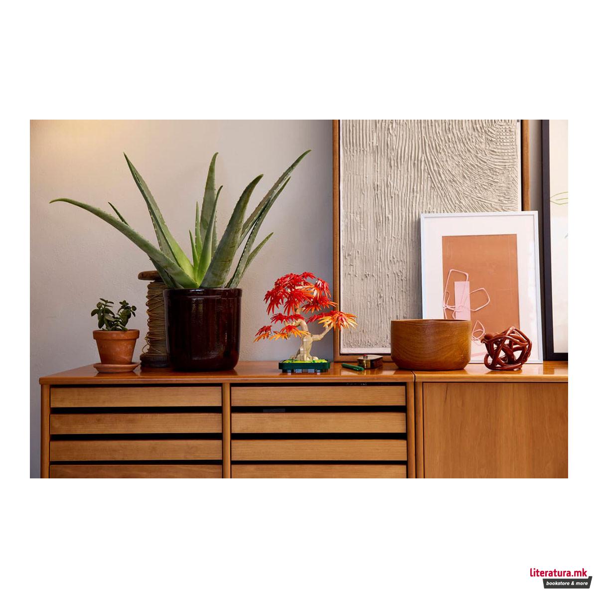 LEGO коцки, The Botanical Collection, Japanese Red Maple Bonsai Tree 