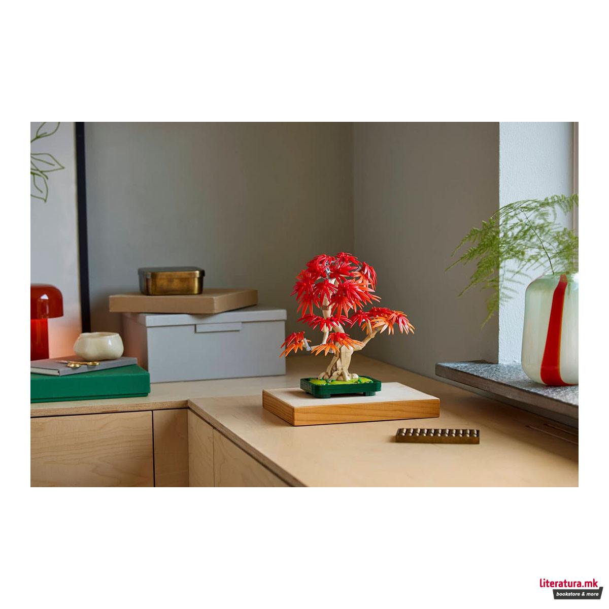 LEGO коцки, The Botanical Collection, Japanese Red Maple Bonsai Tree 