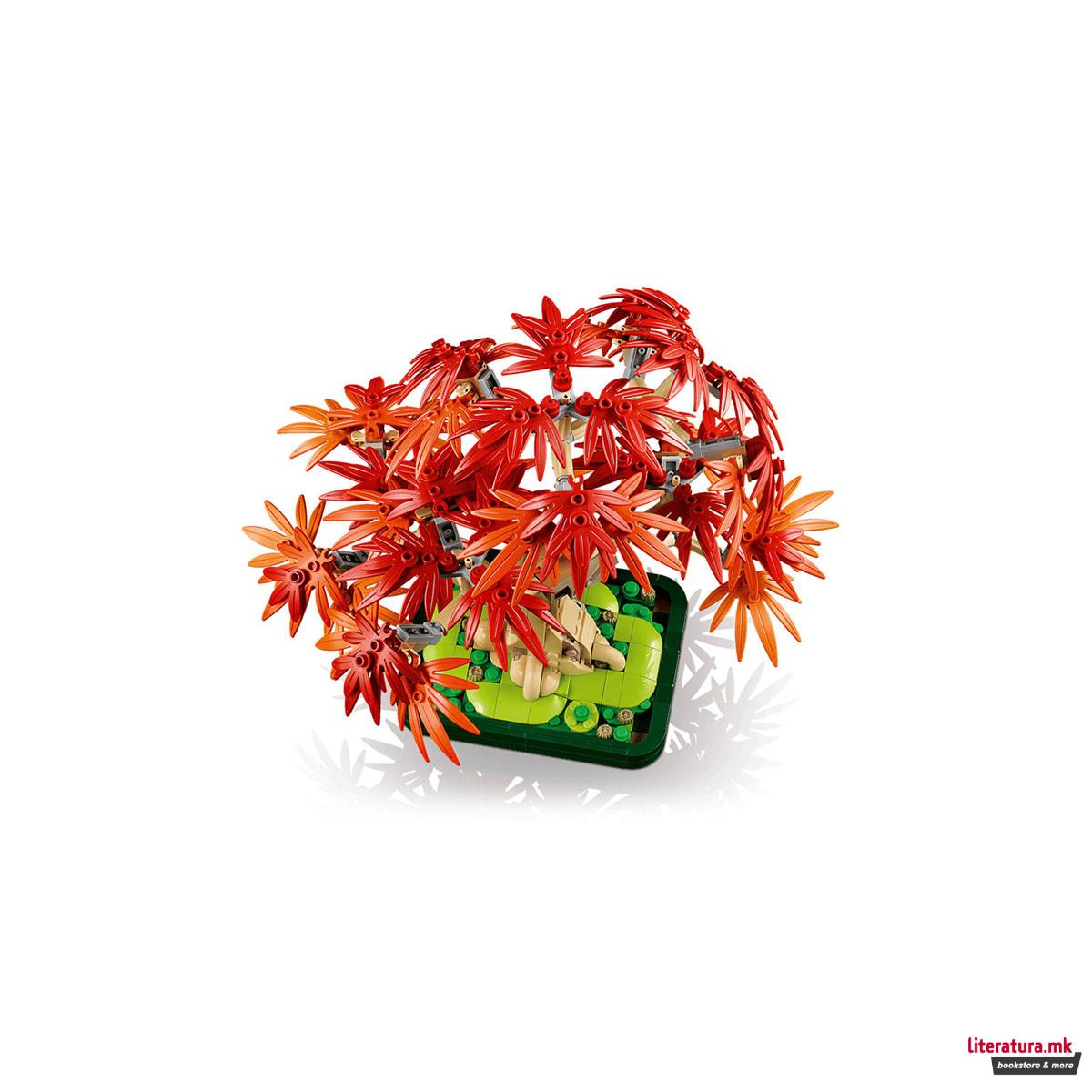 LEGO коцки, The Botanical Collection, Japanese Red Maple Bonsai Tree 