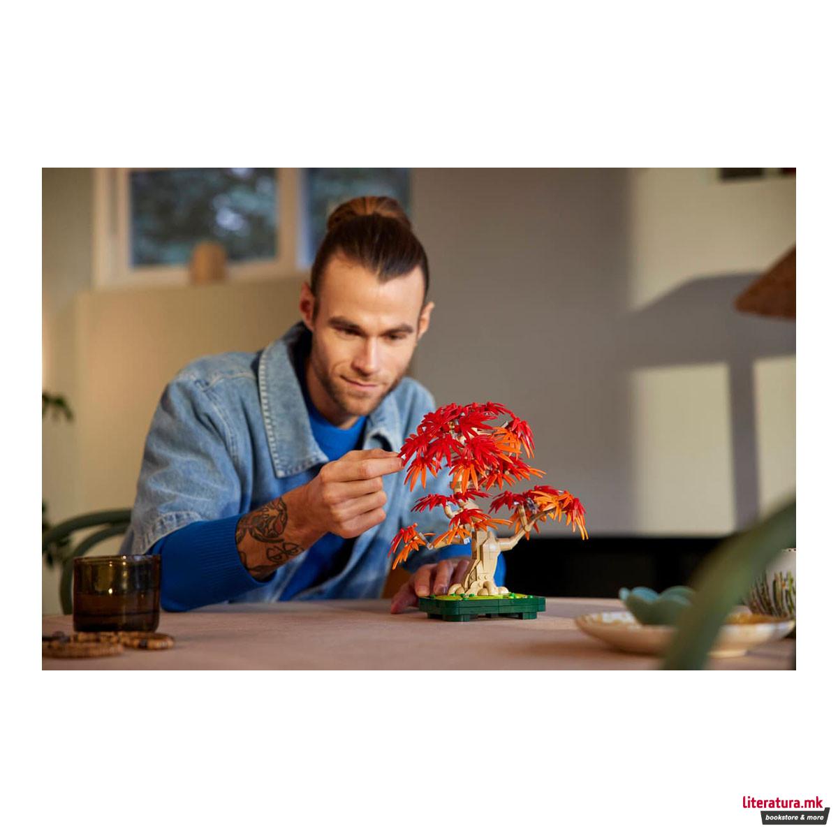 LEGO коцки, The Botanical Collection, Japanese Red Maple Bonsai Tree 