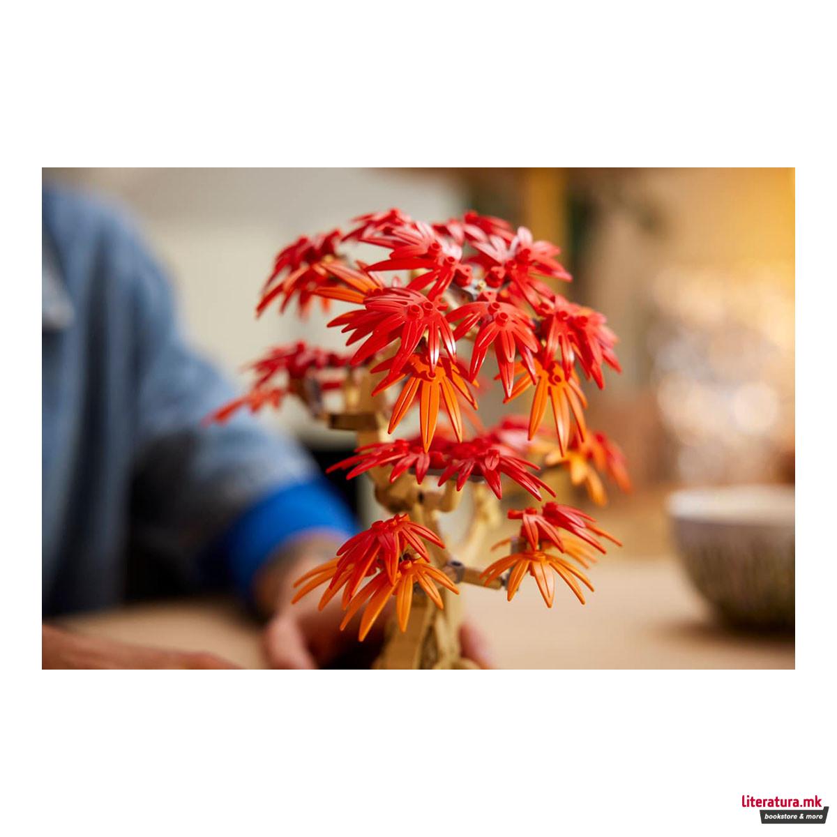 LEGO коцки, The Botanical Collection, Japanese Red Maple Bonsai Tree 