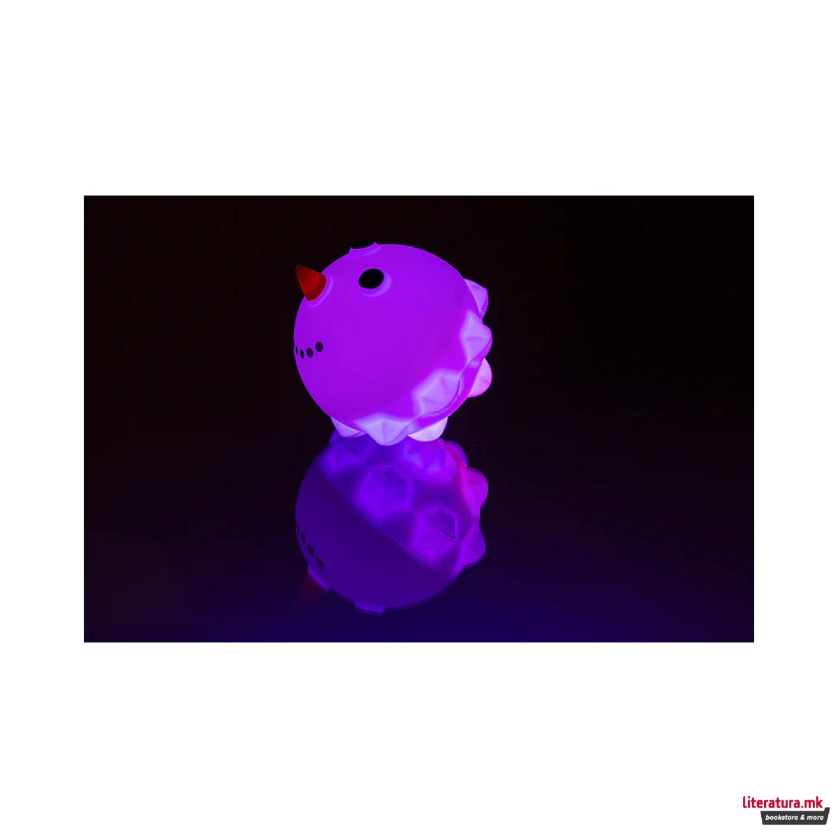 Анти-стрес топче со LED, Xmas Squeeze Pops, 3 дизајни 