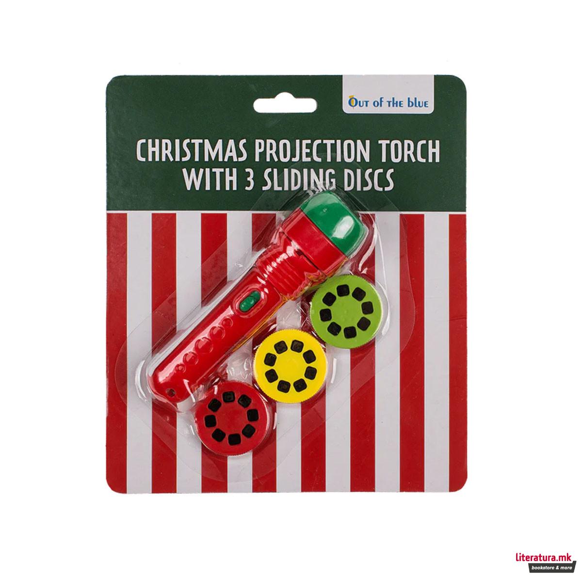 Батериска ламба - проектор  Christmas 