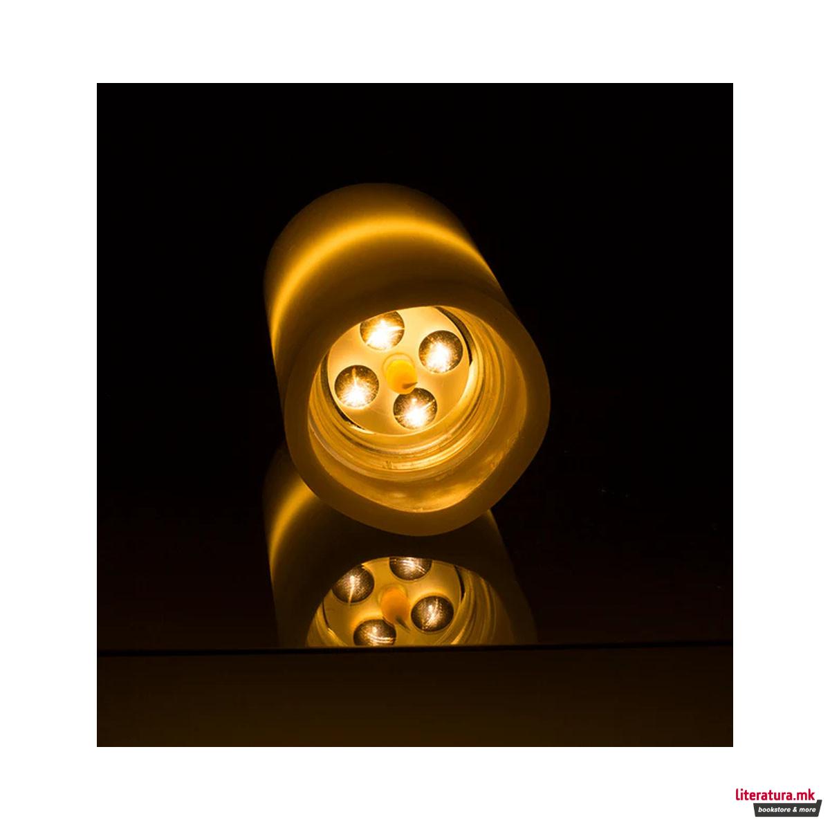 LED свеќа - проектор Christmas 