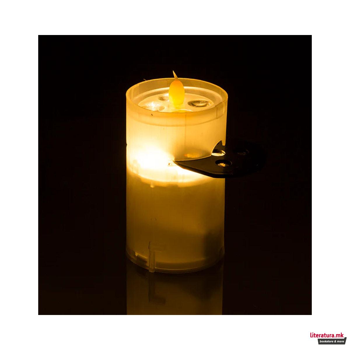 LED свеќа - проектор Christmas 