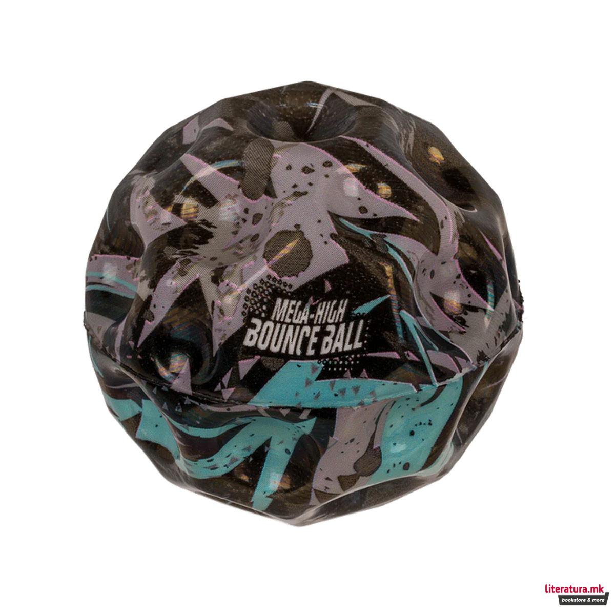 Гумено топче-скокалче Mega High Bounce Ball, 7cm 