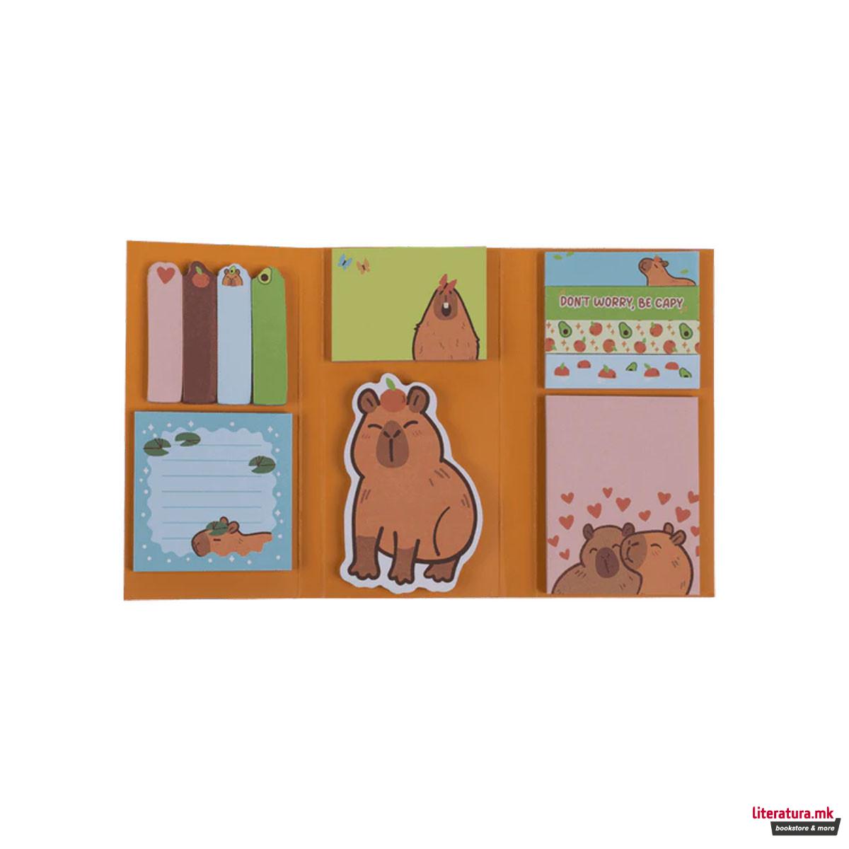 Сет стикери Capybara 