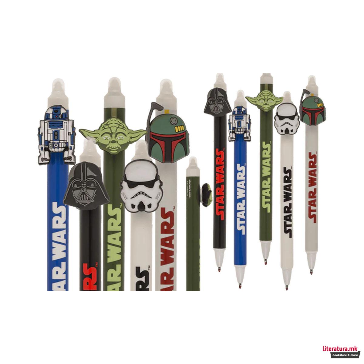 Пиши-бриши пенкало Star Wars, 5 дизајни 