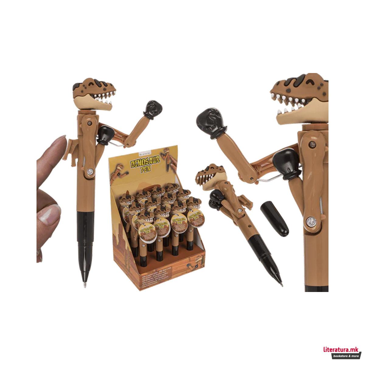 Пенкало со фигура Boxing Dinosaur 