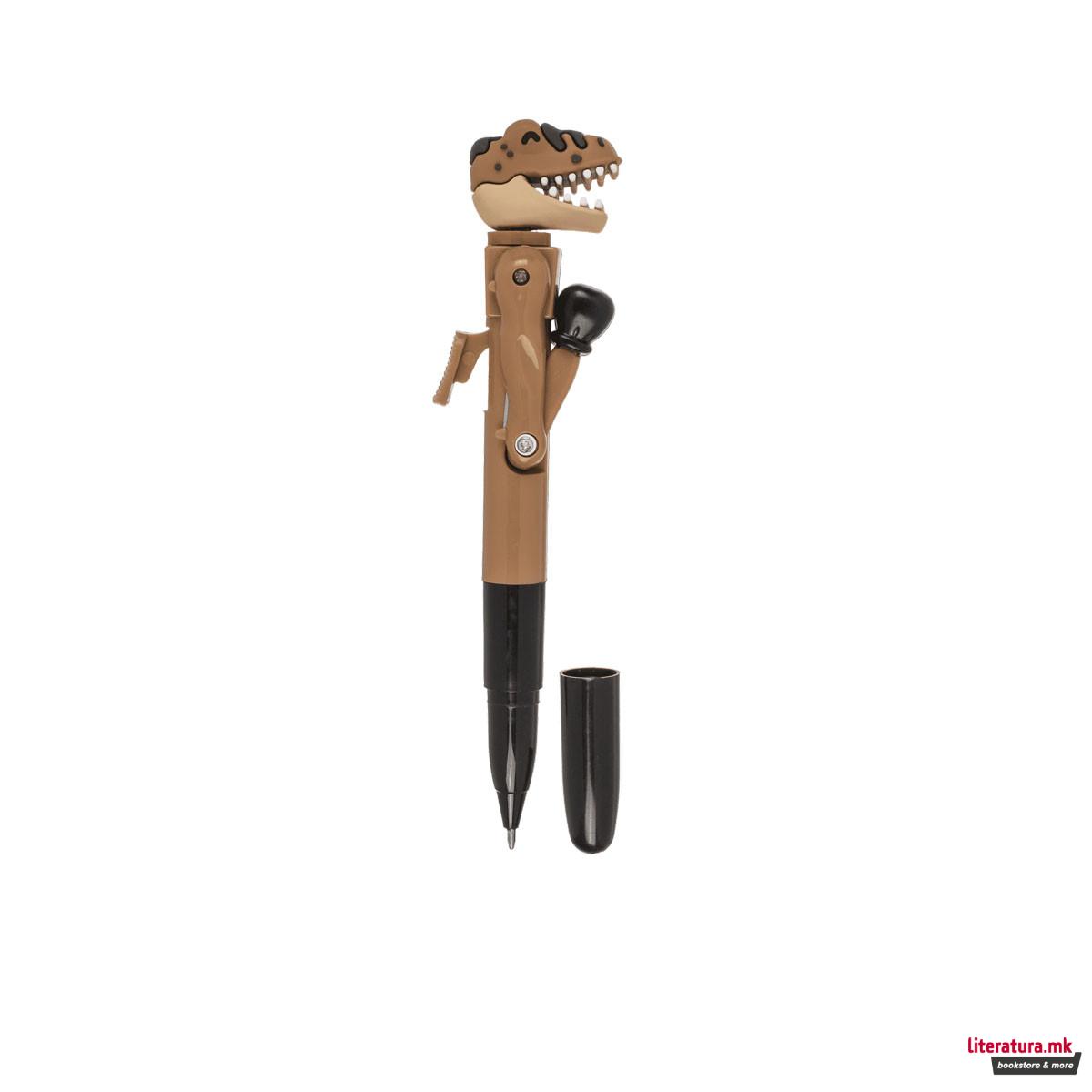 Пенкало со фигура Boxing Dinosaur 