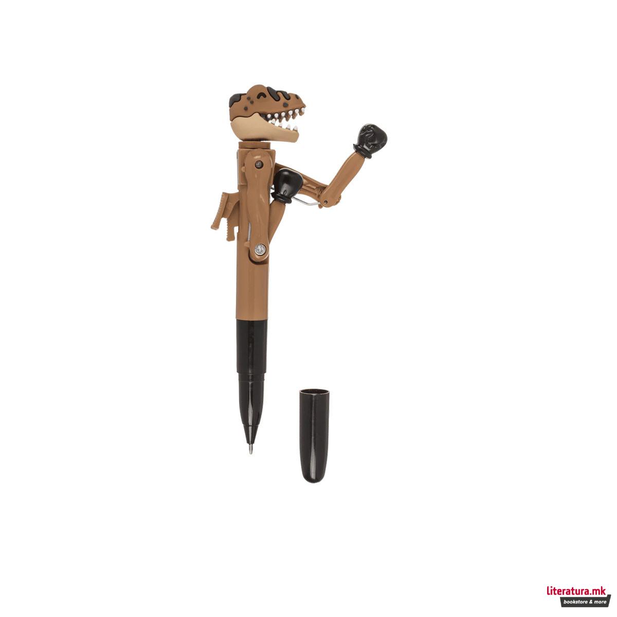 Пенкало со фигура Boxing Dinosaur 