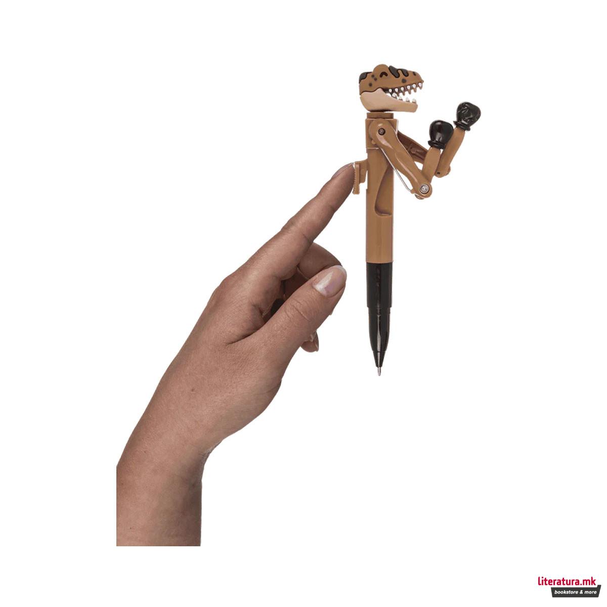 Пенкало со фигура Boxing Dinosaur 