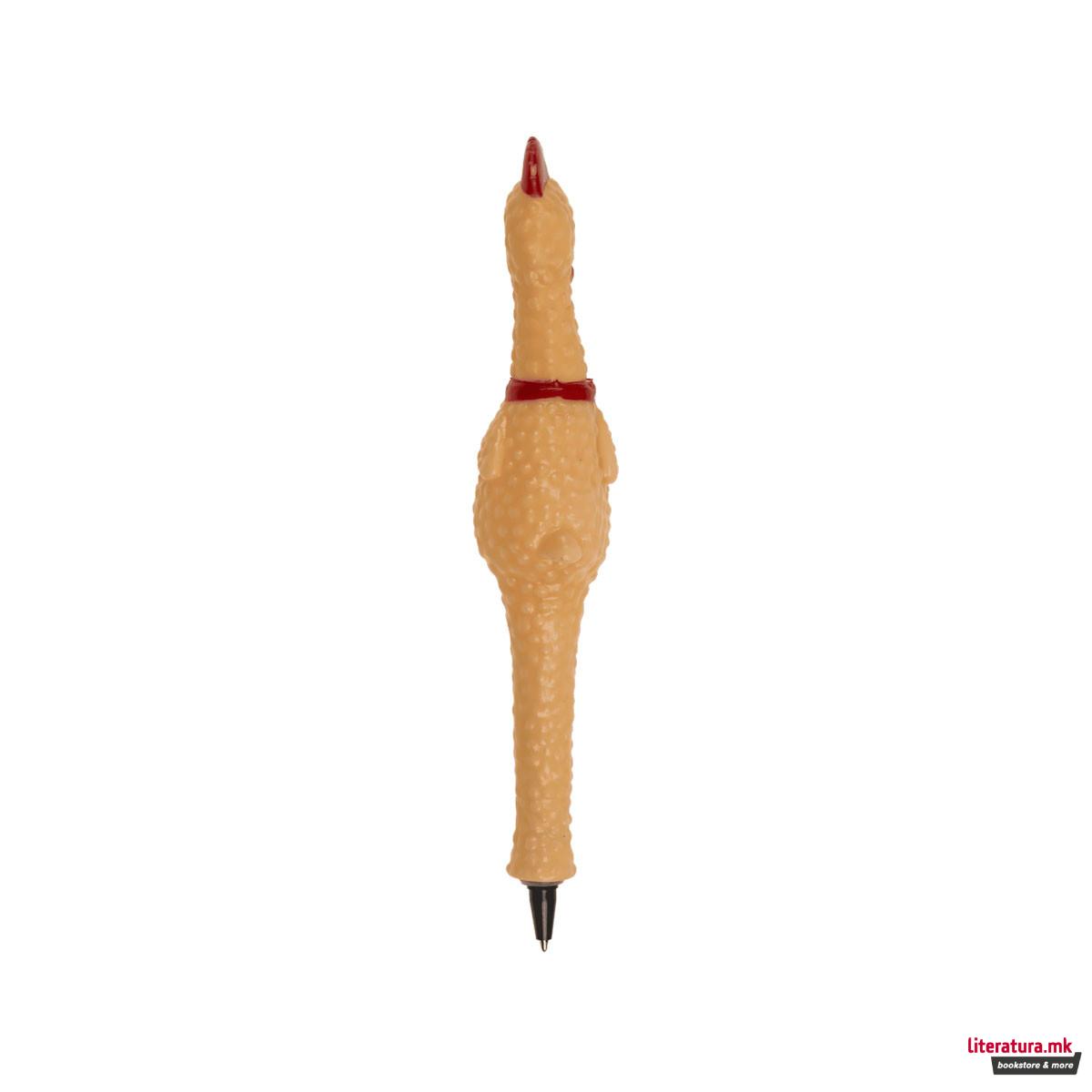 Пенкало со фигура Screaming Chicken 