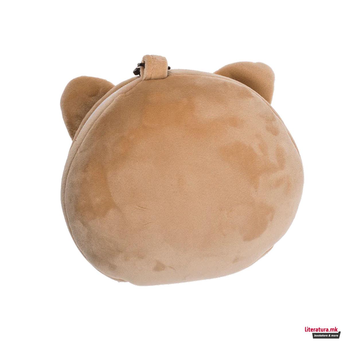 Детска перница за патување + маска за очи Shiba Inu 