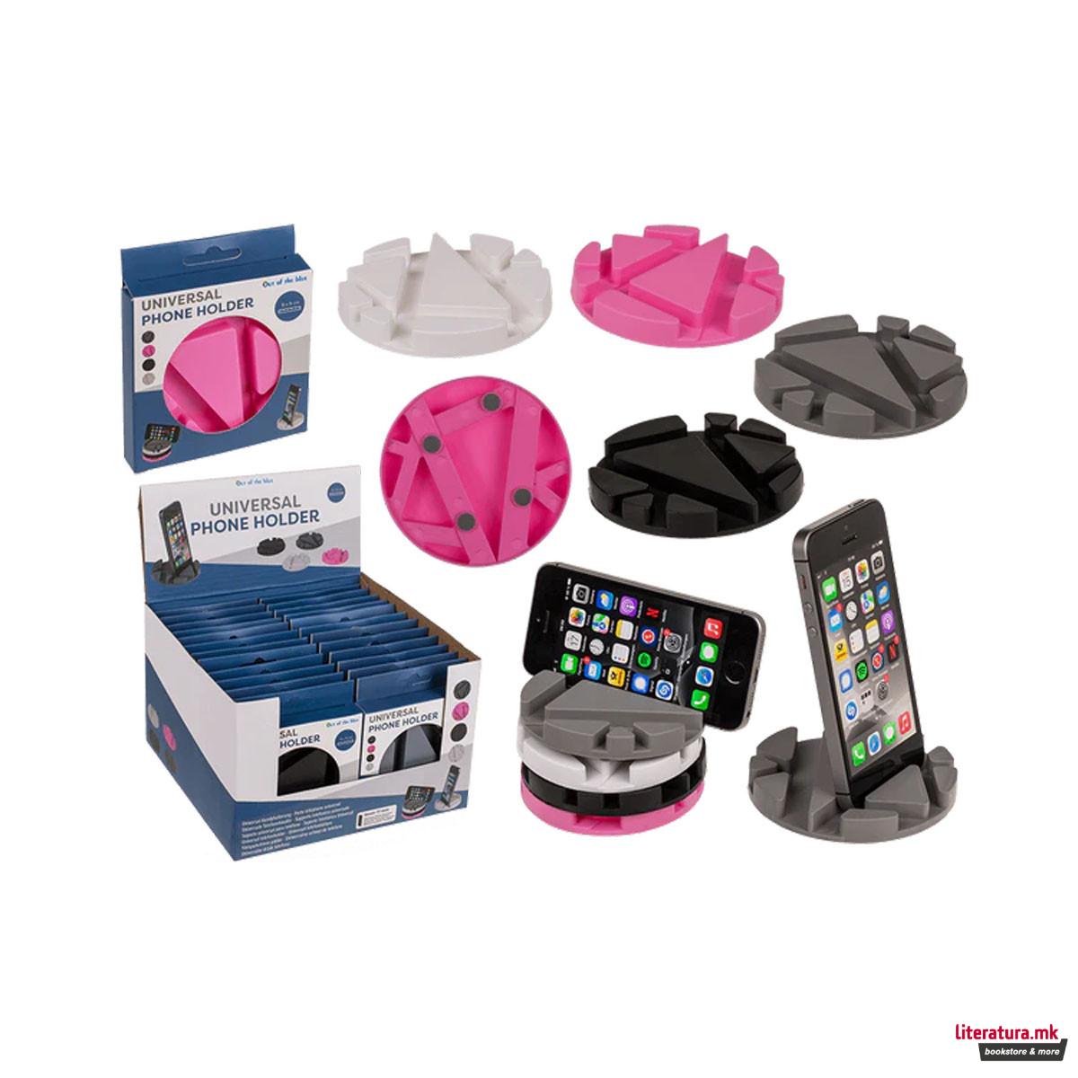 Држач за телефон Ø9cm, 4 бои 