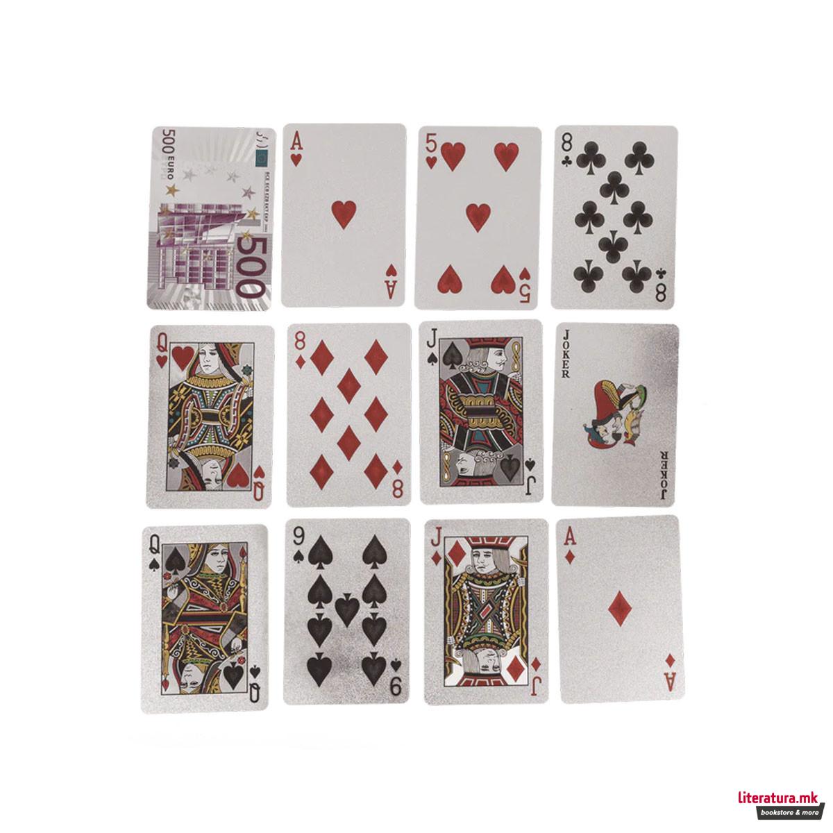 Карти за игра Deluxe Dollars/Euros 