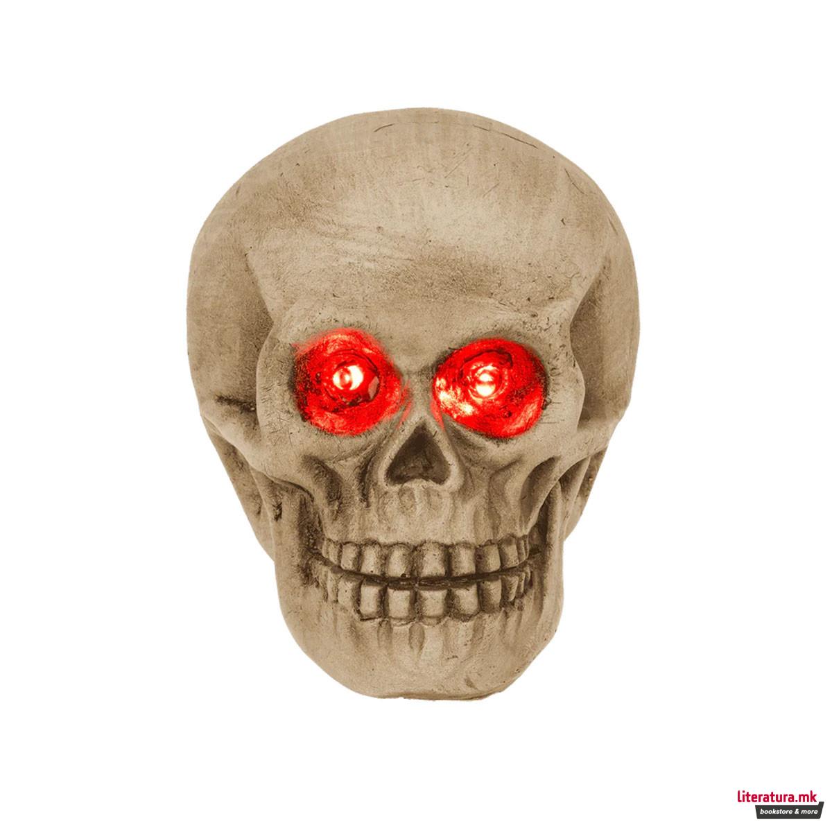 Фигура со LED светло Skull, 10 cm 