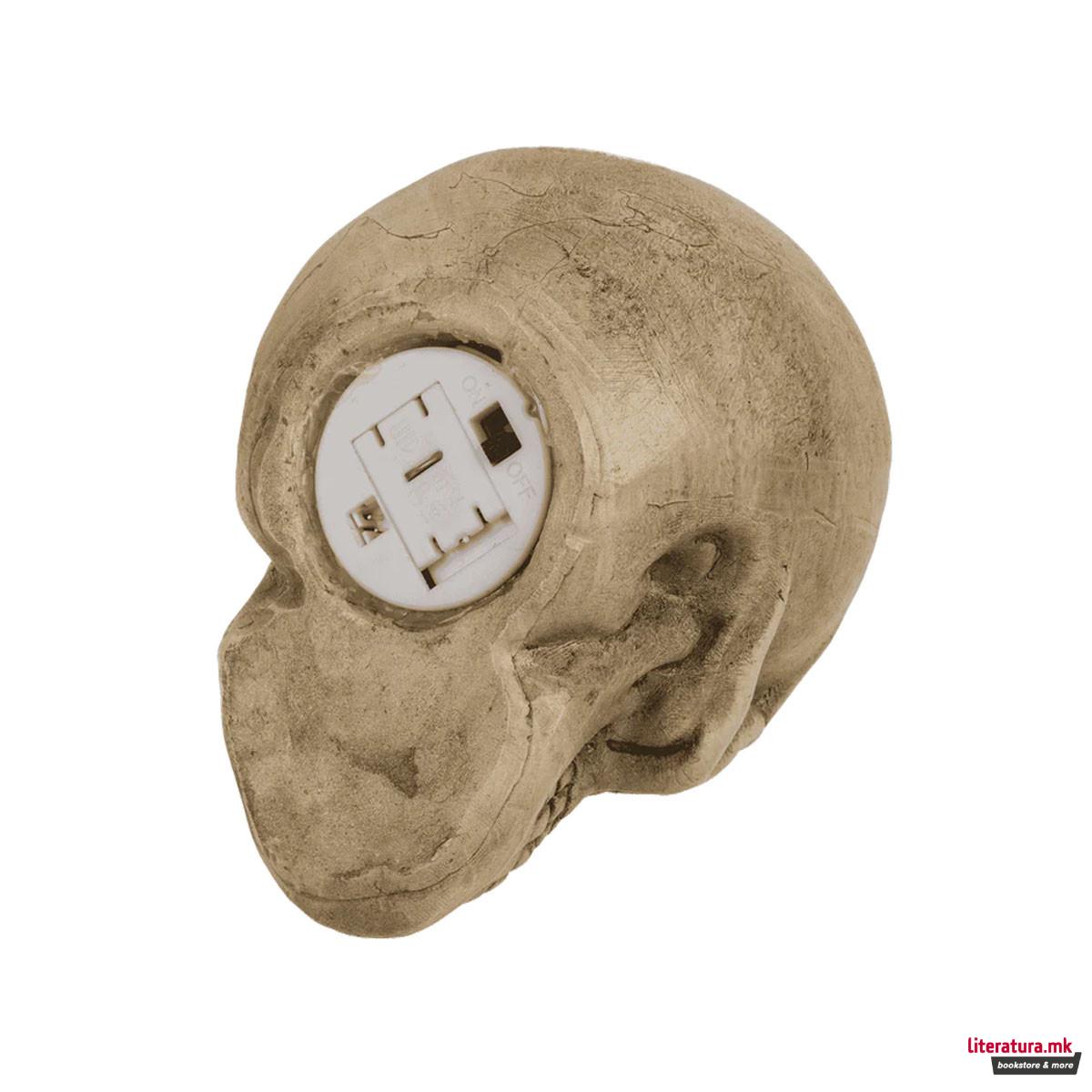 Фигура со LED светло Skull, 10 cm 