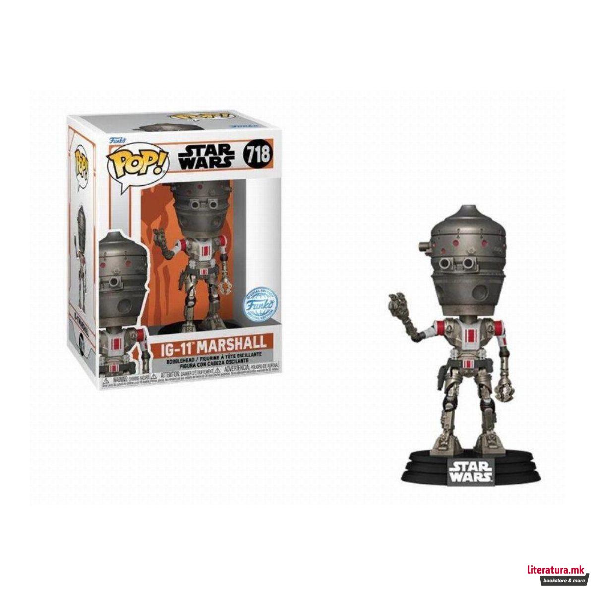 Фигура, Pop!, Star Wars: The Mandalorian S10 - IG-11 Marshal 
