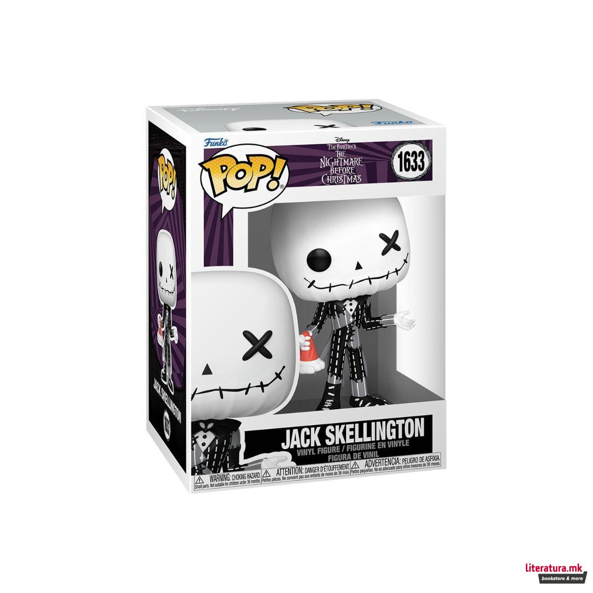 Фигура, Pop! Disney:The Nightmare Before Christmas - Jack Skellington Patchwork 
