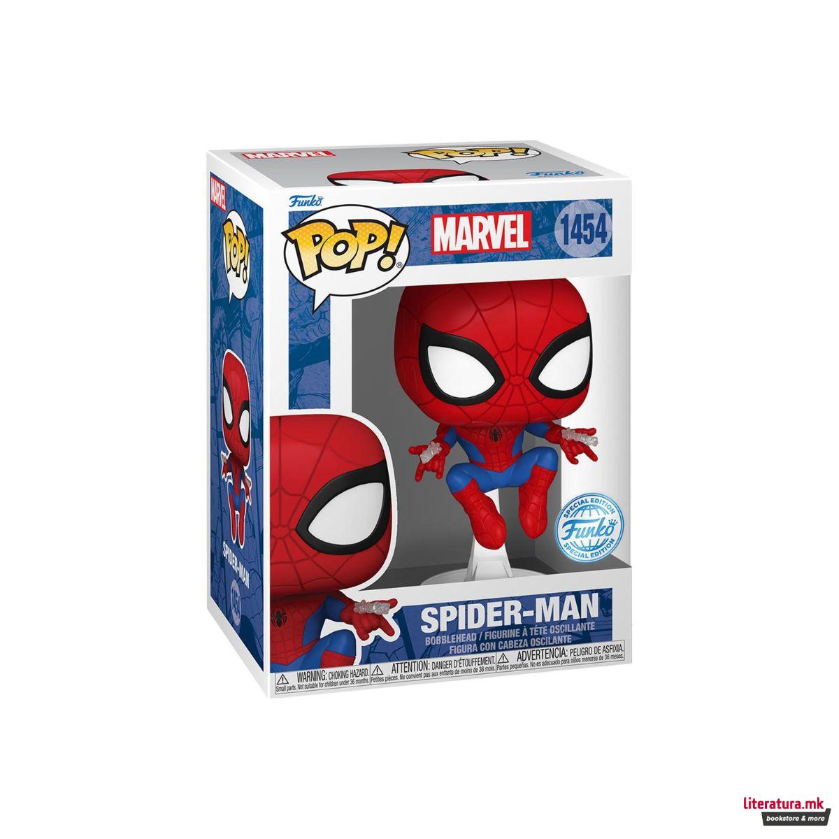 Фигура, Pop! Marvel: Spider-Man - Spider-Man (with Webshooters) 