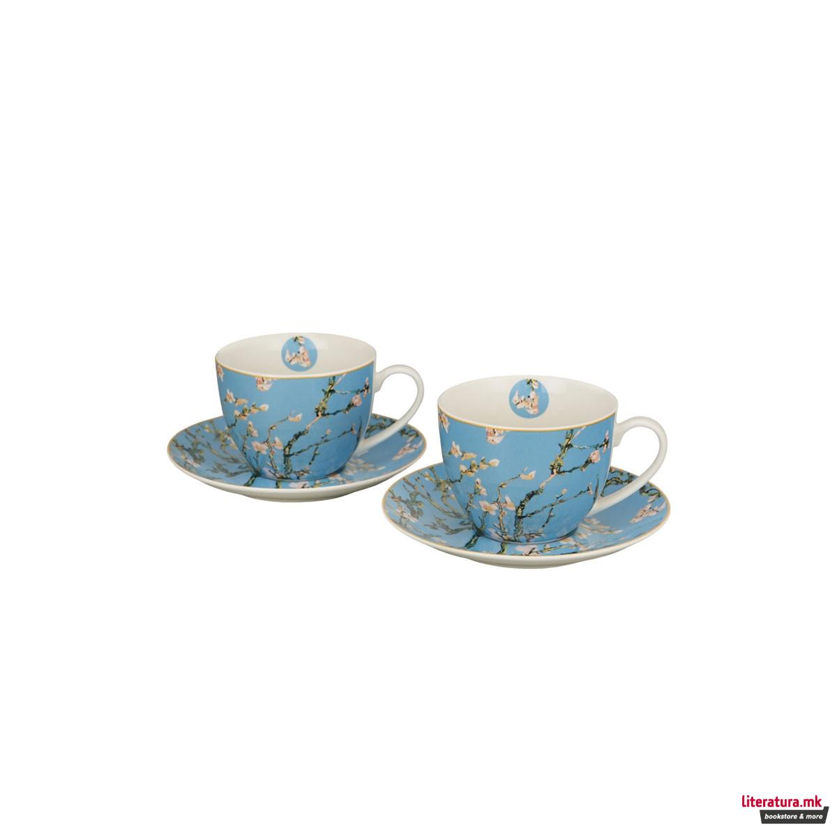 Сет од чајник, шолја и инфузер, Van Gogh - Almond Blossom, 300/350 ml 