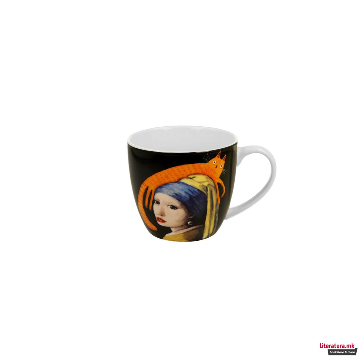 Шолја, Animals - Girl with a Cat, 460ml 