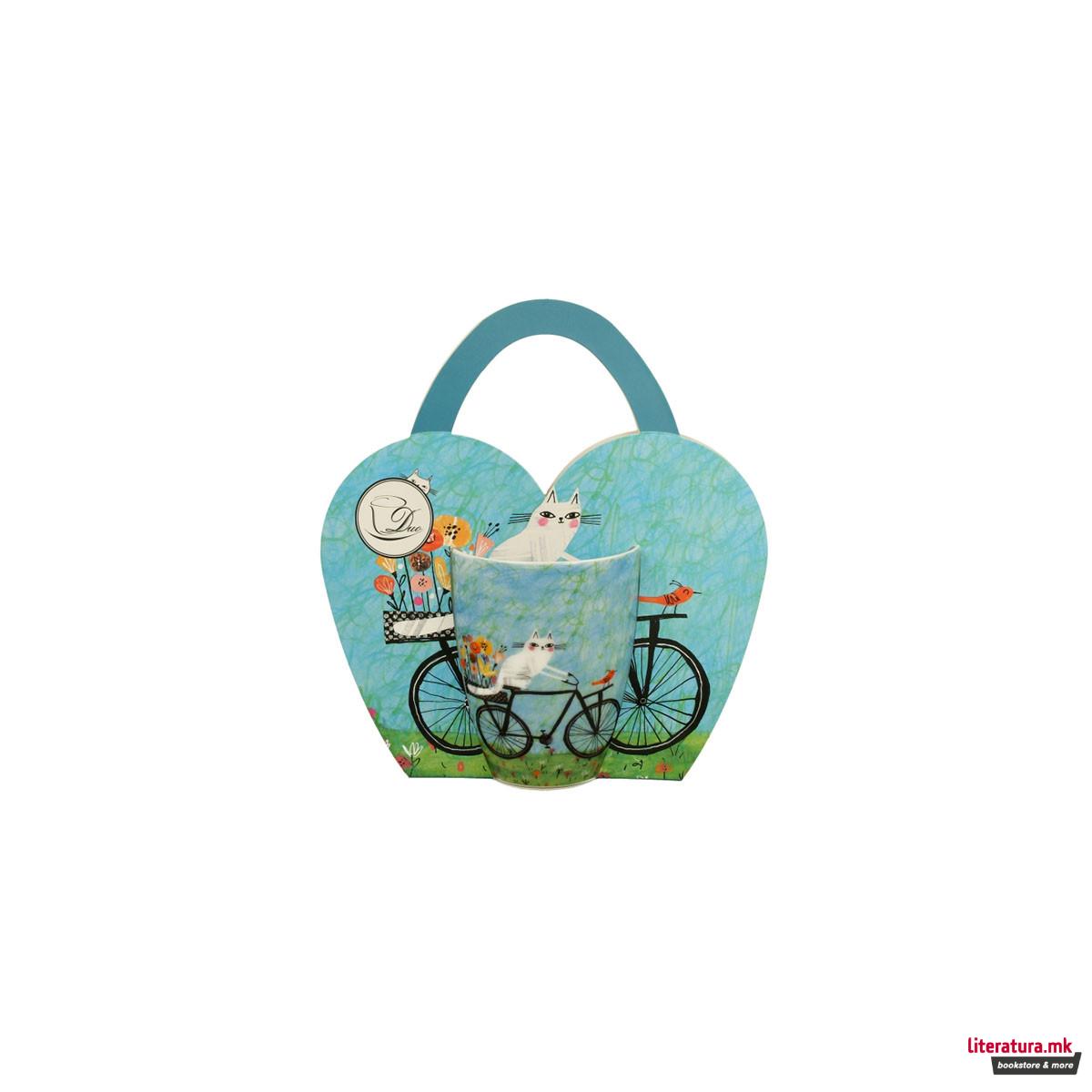 Шолја, Cat's World - Bicycle, 360ml 