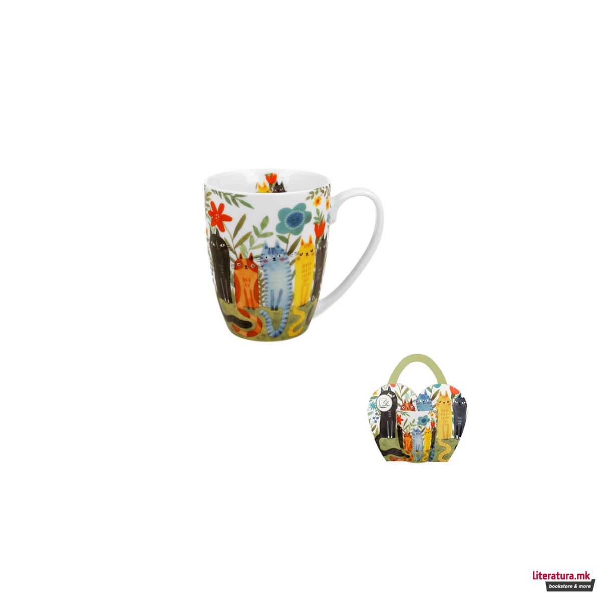 Шолја, Cat's World - Garden Felines, 360ml 