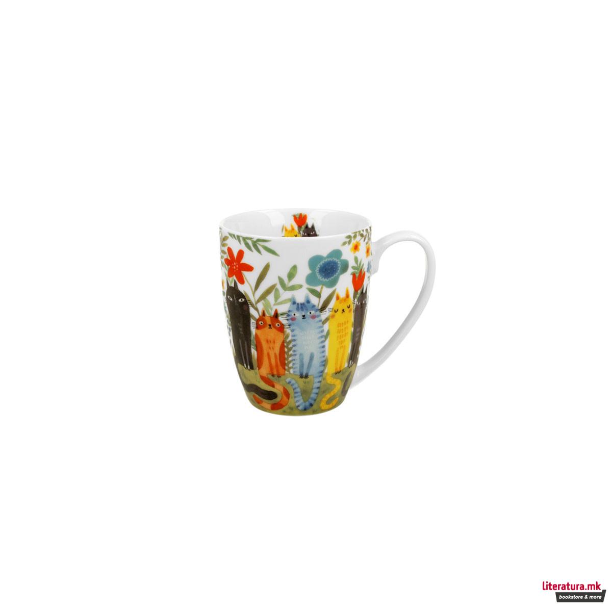 Шолја, Cat's World - Garden Felines, 360ml 