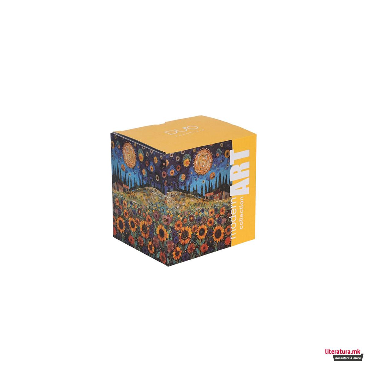 Шолја со инфузер, Modern Art - Sunflower Fields, 450ml 