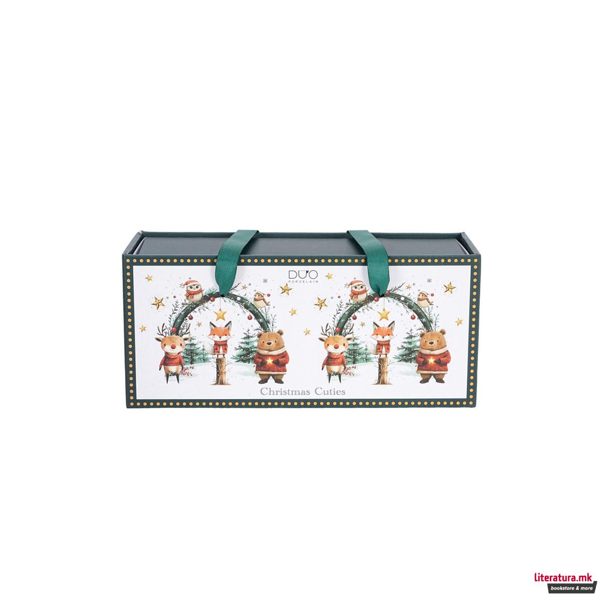 Сет од 2 шолји во украсна кутија, Christmas Cuties, 360ml 