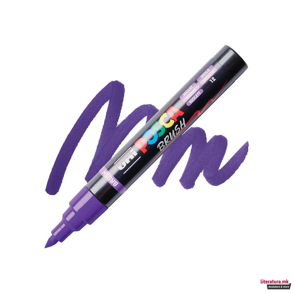 Брашпен, Posca PC-5BR - Violet 