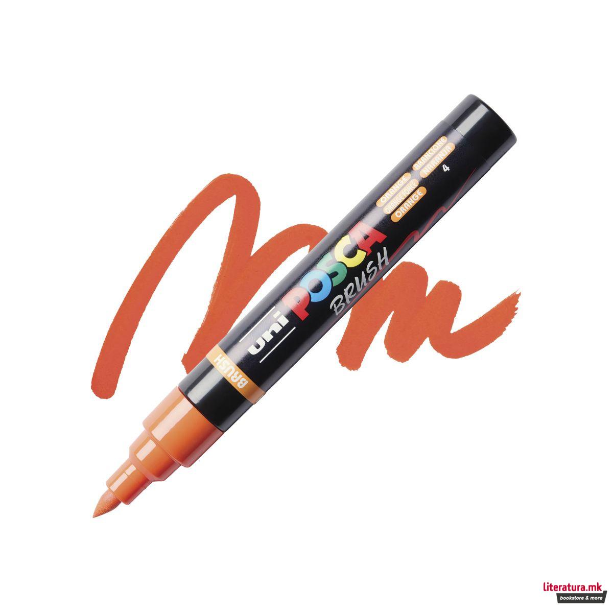 Брашпен, Posca PC-5BR - Orange 