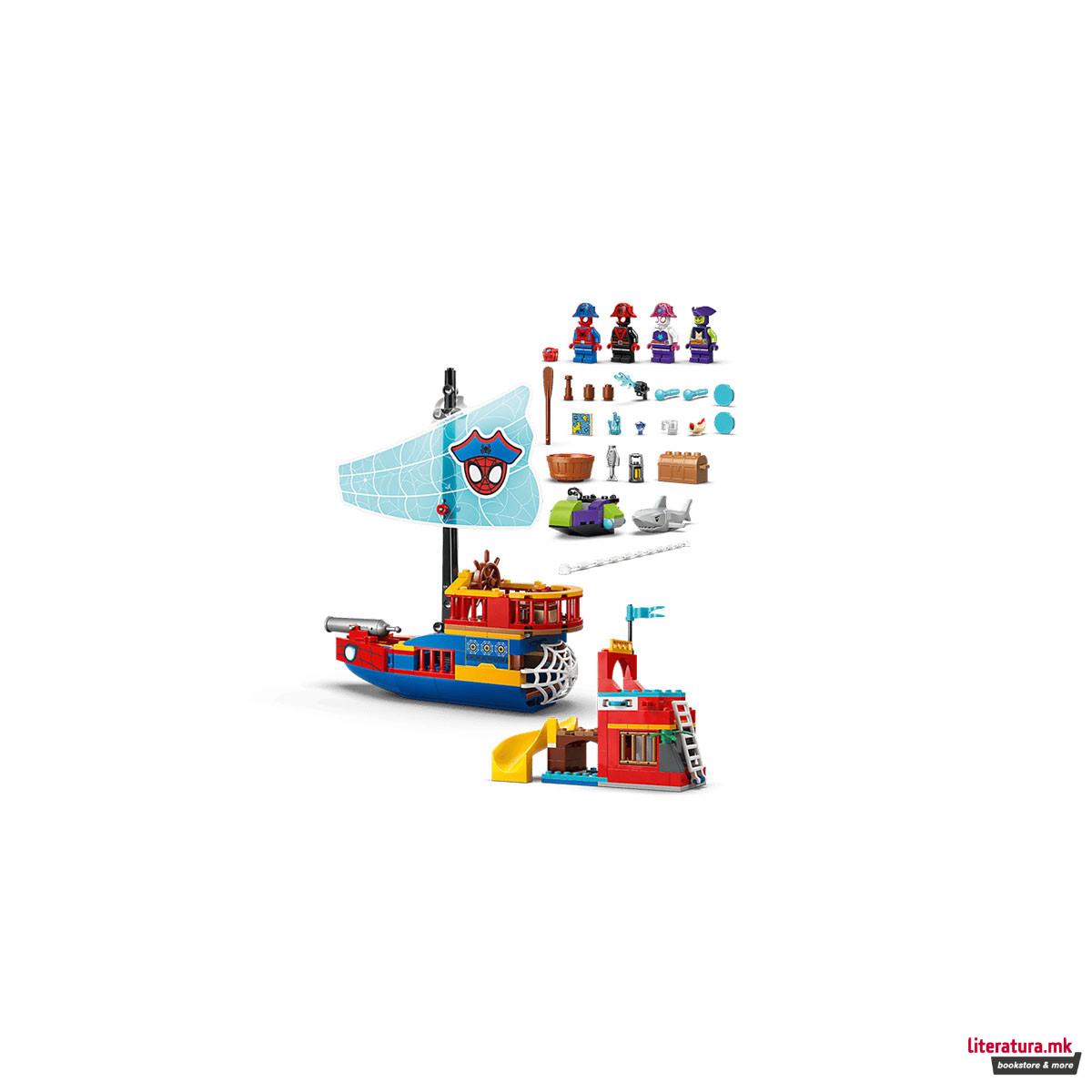 LEGO коцки, Marvel, Team Spidey Pirate Ship 