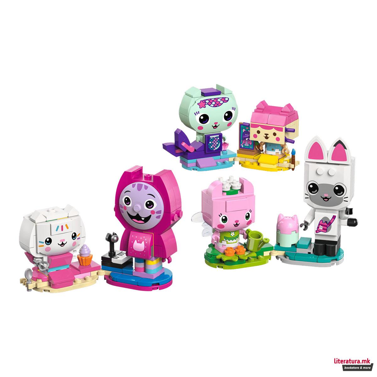 LEGO коцки, Gabbys Dollhouse, Gabbys Brick-Built Cat Friends 