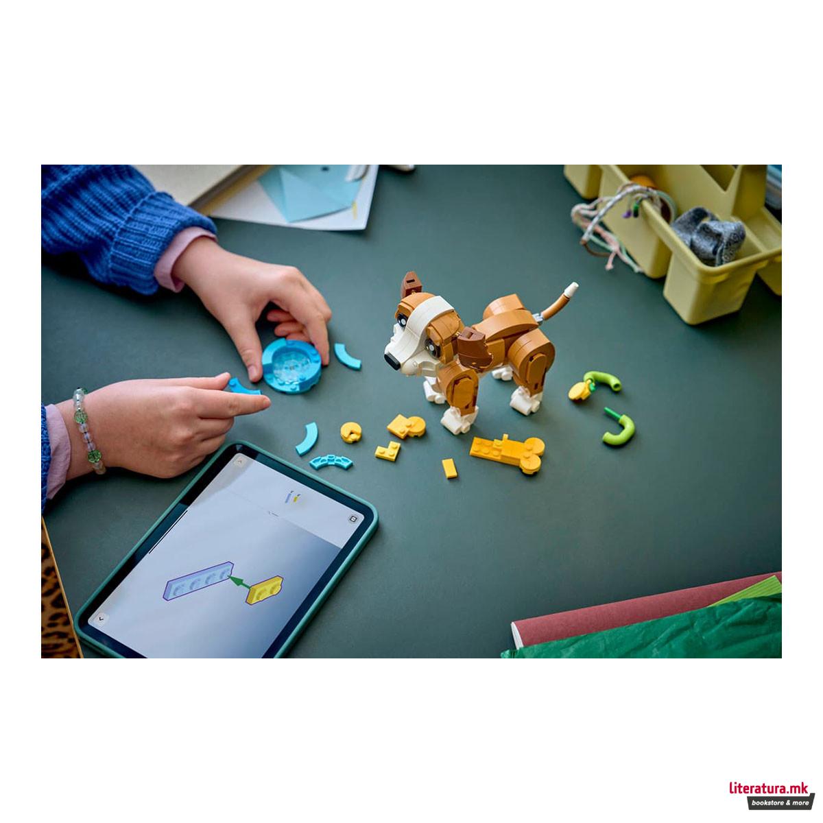 LEGO коцки, Creator 3-in-1, Cute Animals: Playful Puppy Dog 