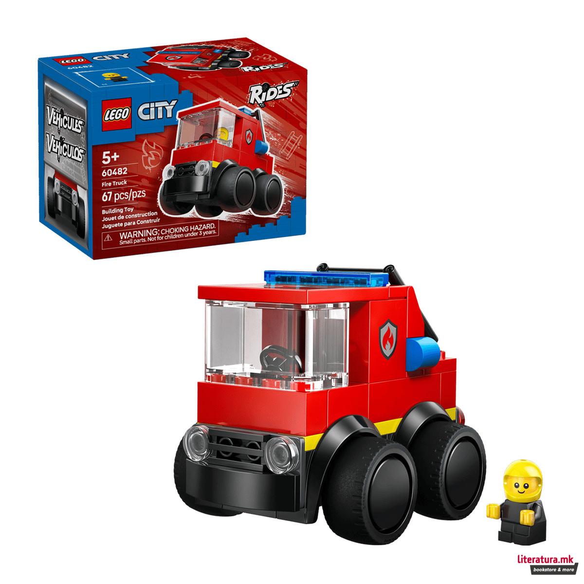 LEGO коцки, City, Rides – Fire Truck 