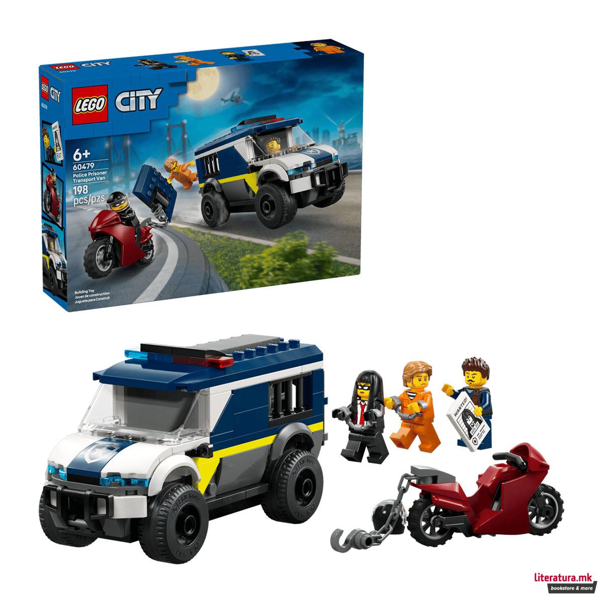 LEGO коцки, City, Police Prisoner Transport Van 