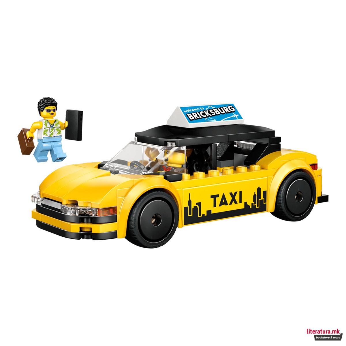 LEGO коцки, City, Yellow Taxi 