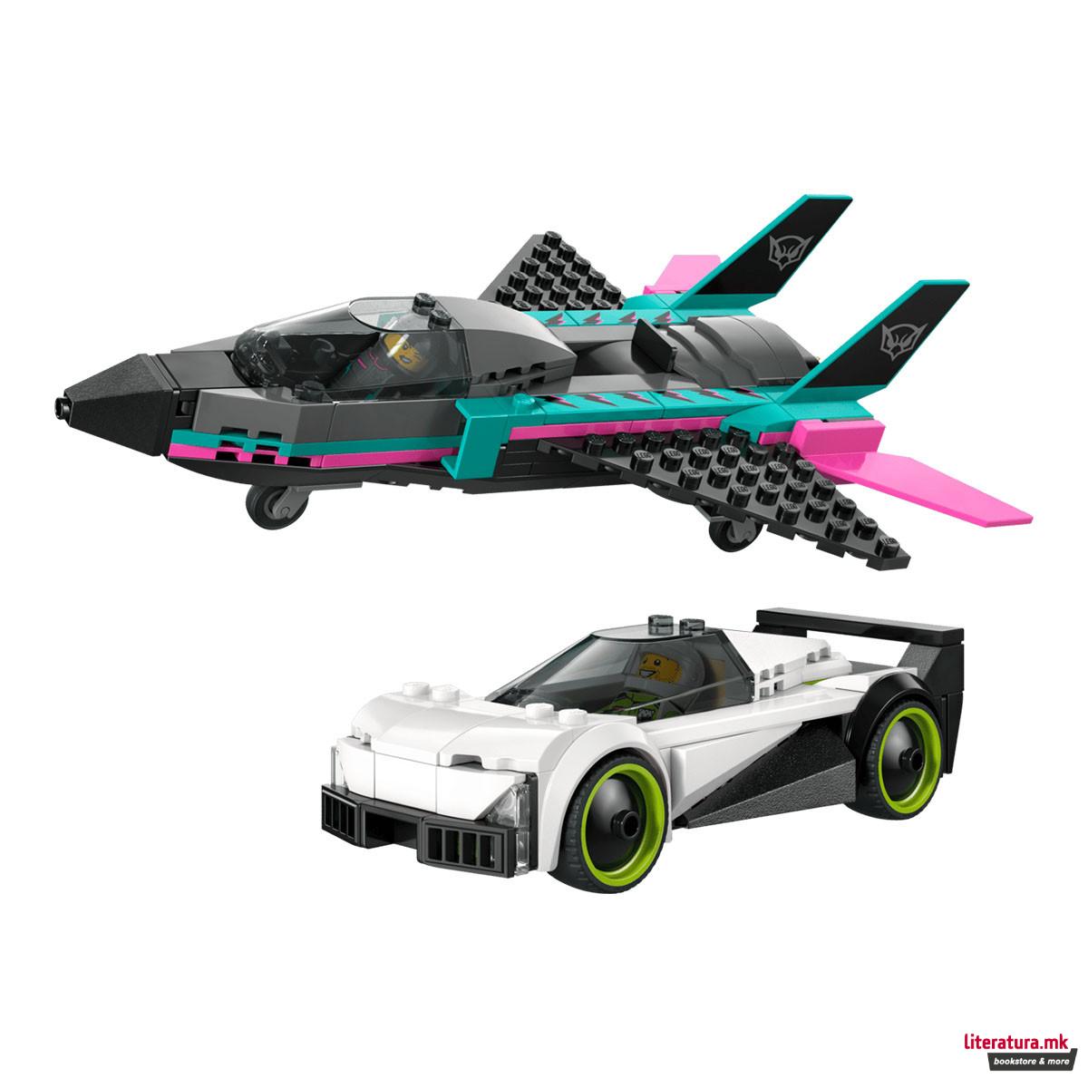 LEGO коцки, City, Jet vs. Car 