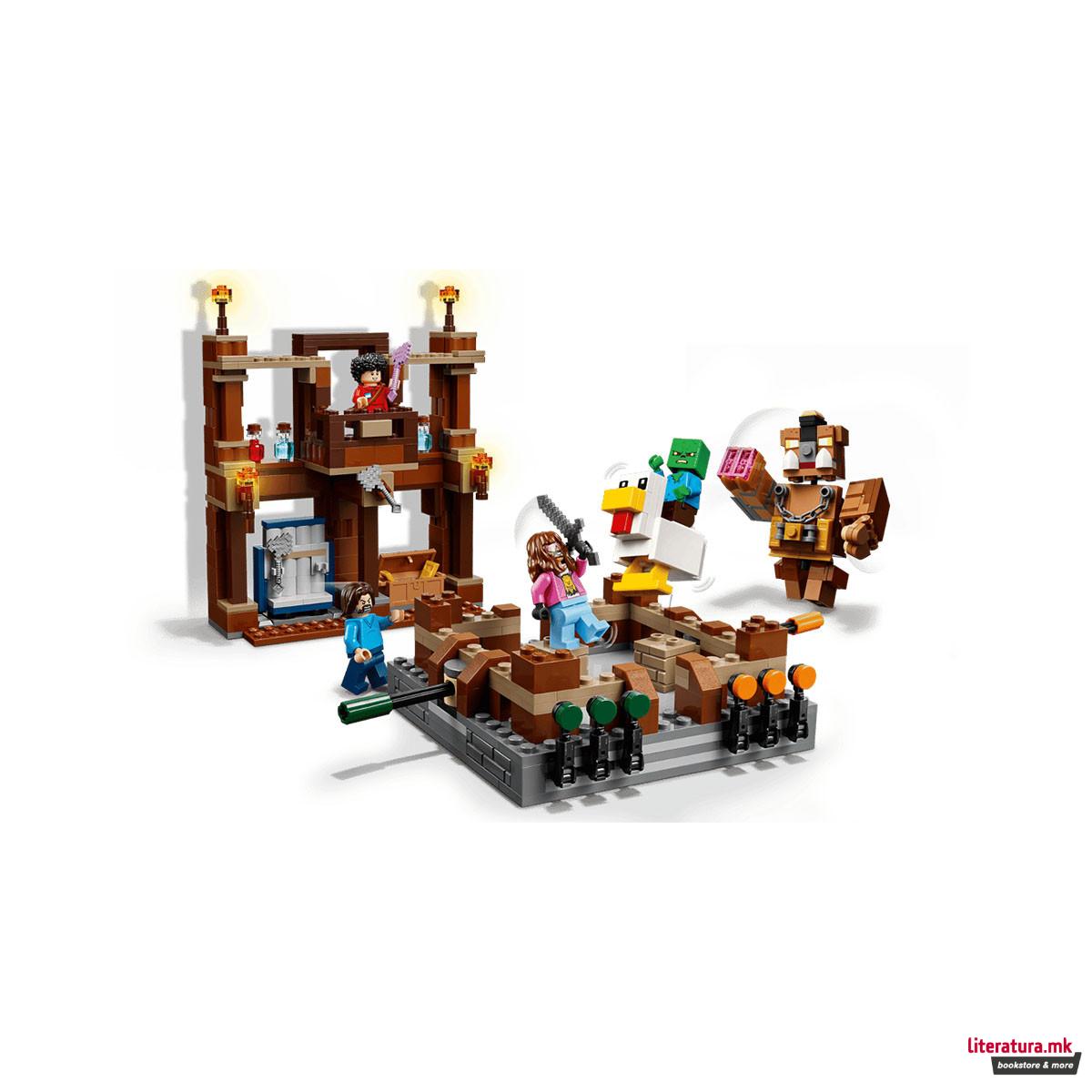 LEGO коцки, Minecraft, Woodland Mansion Fighting Ring 