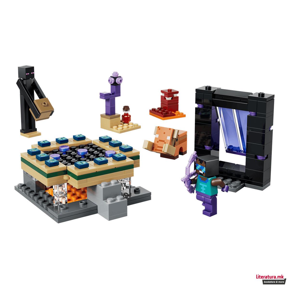LEGO коцки, Minecraft, Nether & End Portal Journey 