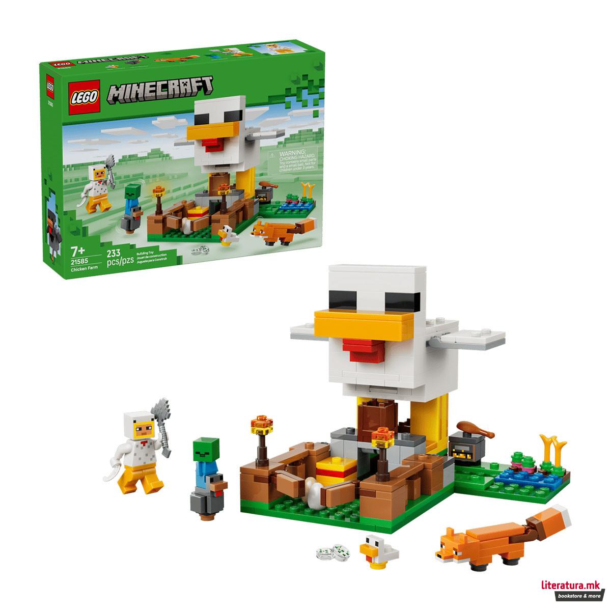 LEGO коцки, Minecraft, Chicken Farm 