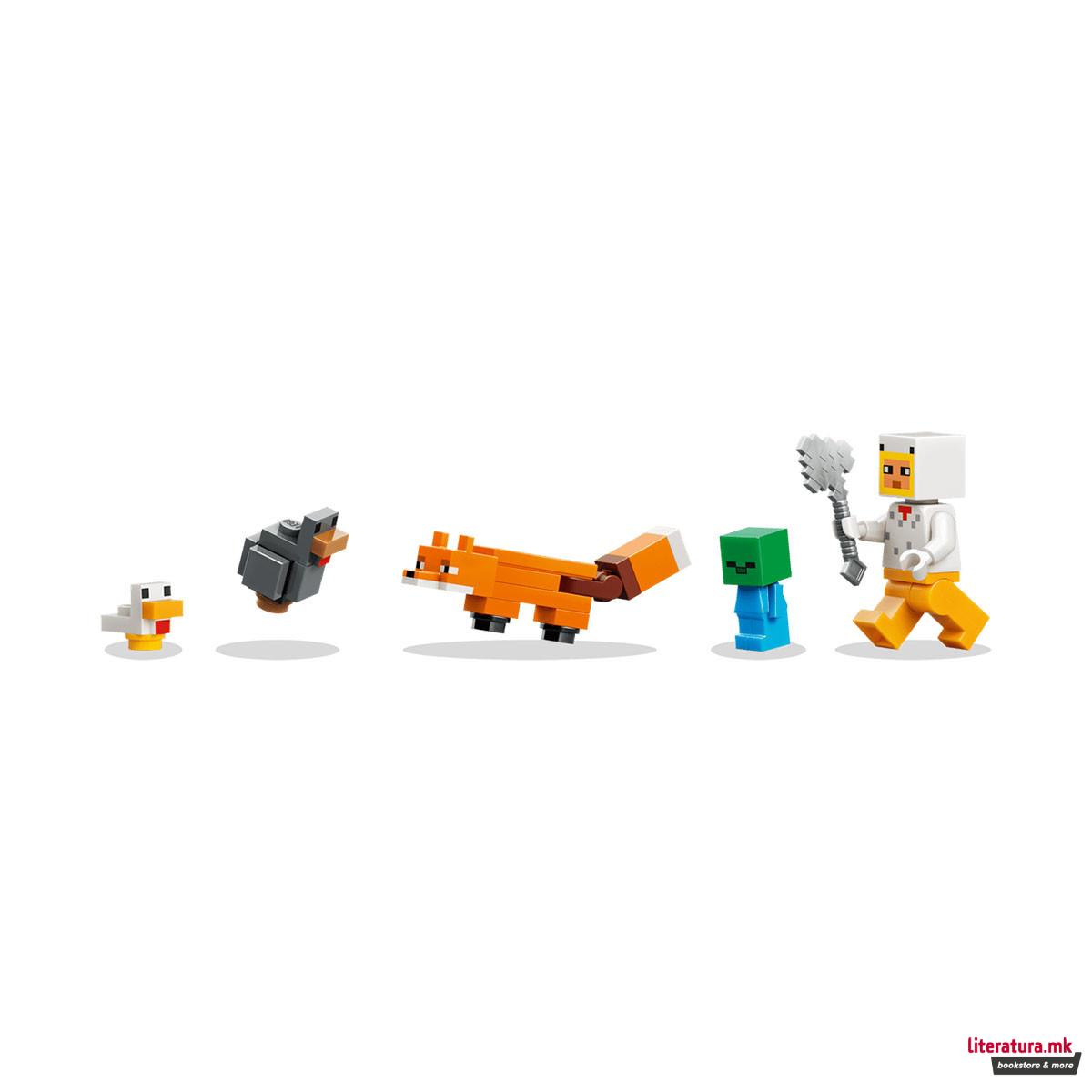 LEGO коцки, Minecraft, Chicken Farm 